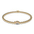 Tortue | Or Vermeil .925 | Bracelet tortue de mer diamant CZ
